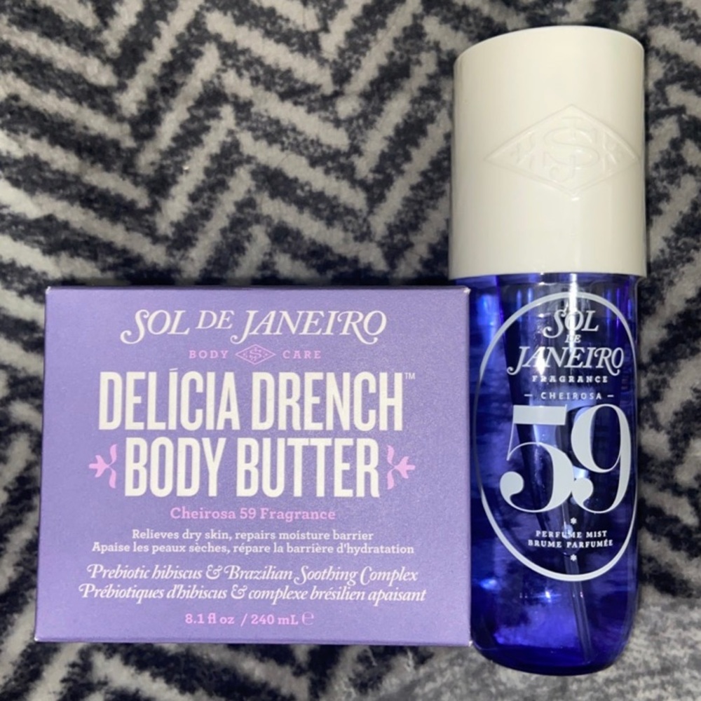 New Arrival CHEIROSA 59 DELÍCIA DRENCH Bundle Fragrance Mist & Body butter NEW